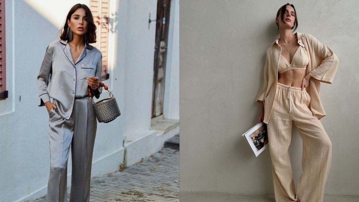 Красивые пижамные штаны на лето 2024 Красивые пижамные штаны на лето 2024