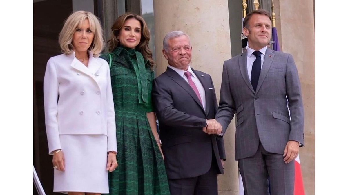 Стильні образи Ранії та Бріджит Макрон Стильні образи Ранії та Бріджит Макрон