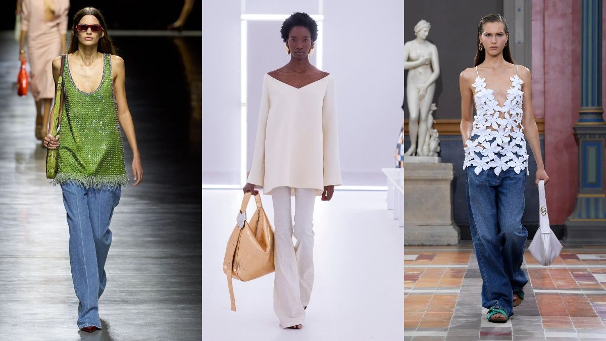 Стильные образы с джинсами в стиле "джинс Стильные образы с джинсами в стиле "джинс