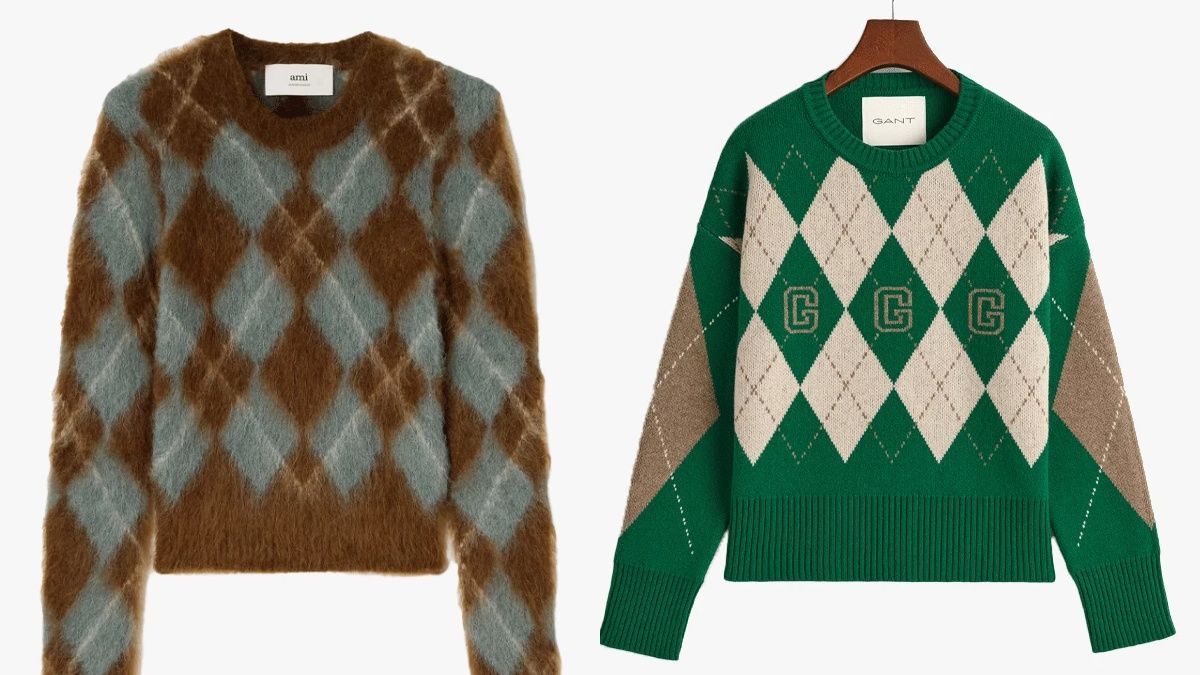 Свитера с ромбом возвращаются в моду Свитера с ромбом возвращаются в моду