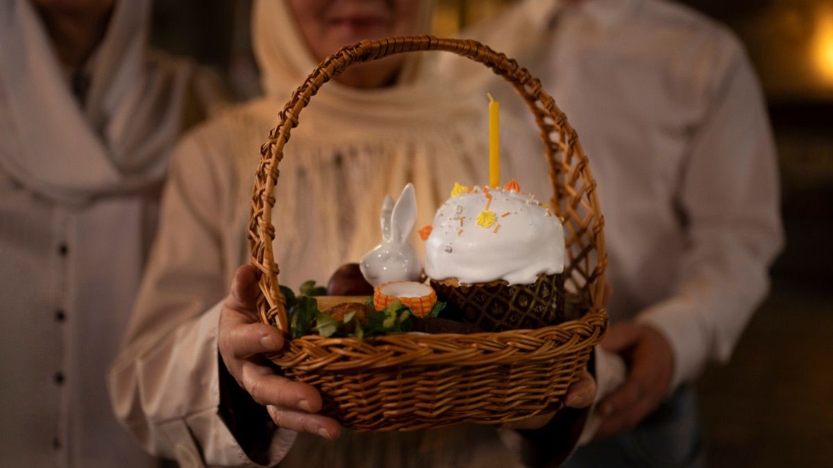 Освященная еда на Пасху 2026