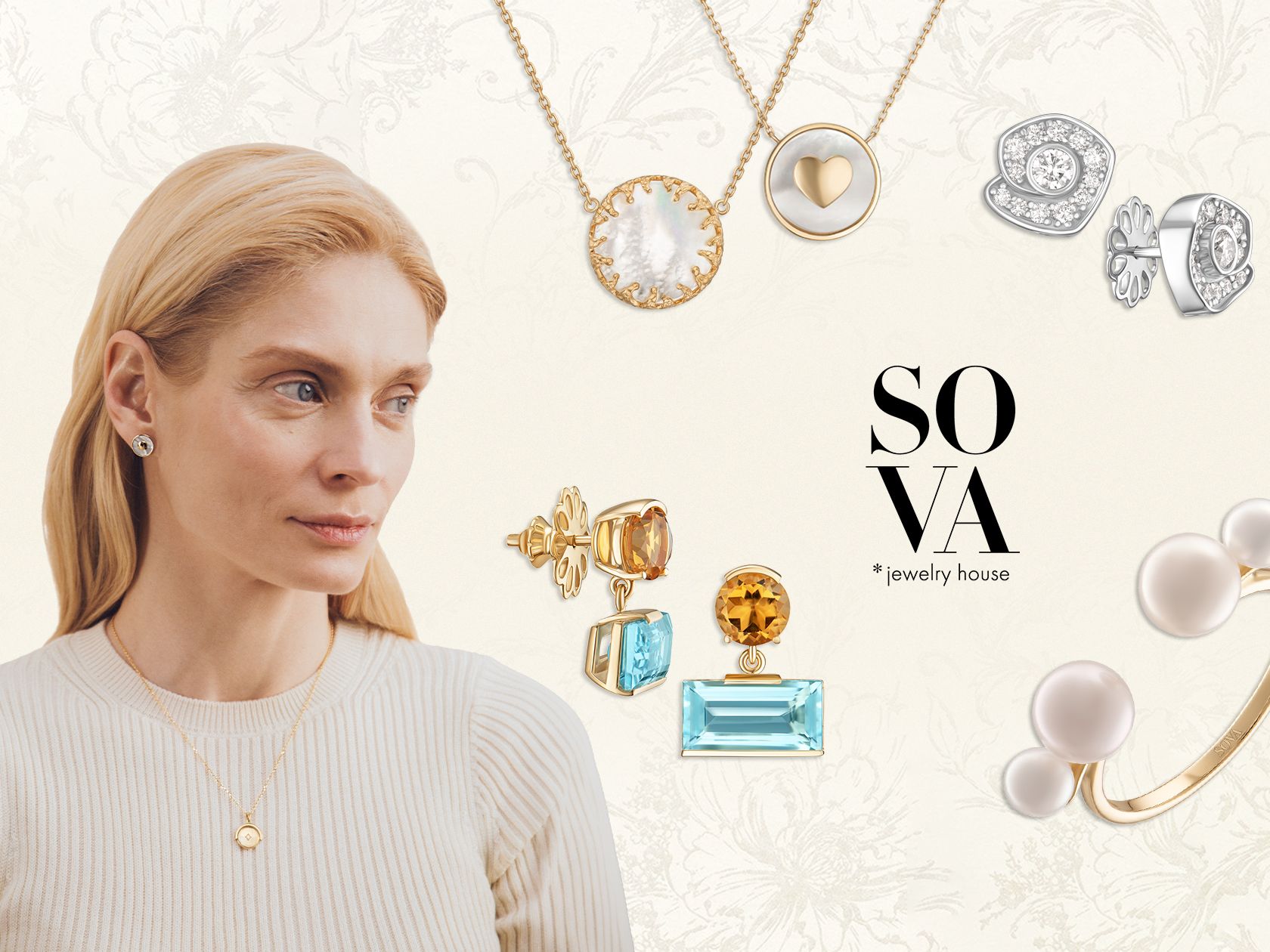 Украшения SOVA ко Дню матери Украшения SOVA ко Дню матери