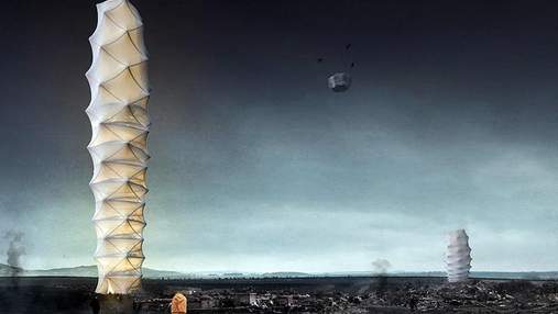 Польські архітектори створили проект хмарочоса в стилі орігамі: захопливі кадри