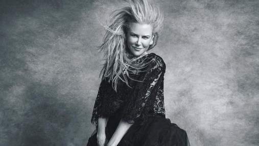 Николь Кидман примерила роскошные платья для Vogue: фото