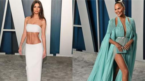 Прозорі сукні та провокативні декольте: які зірки відзначились на вечірці Vanity Fair 