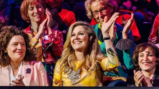 Королева Максима відвідала Євробачення-2021 в розкішному образі: фото