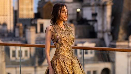 Анджеліна Джолі знялася у фотосесії на даху в сукні Valentino Couture: бездоганні кадри