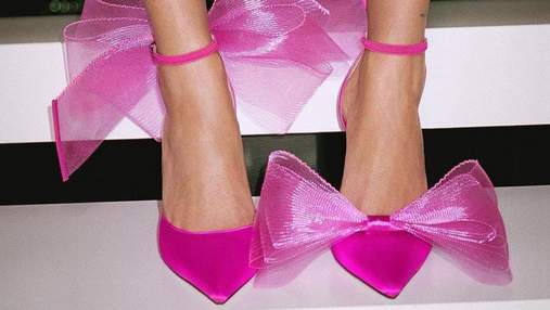 Рожеві туфлі з бантиками – найпопулярніше інстаграмне взуття: стильні фото